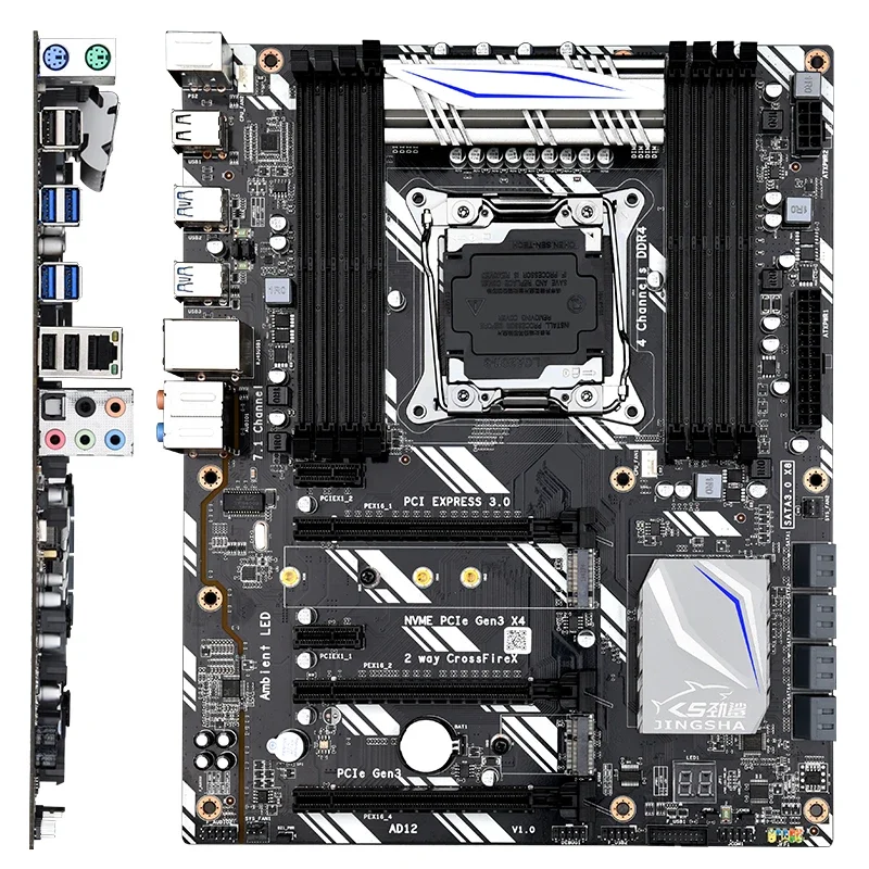 X99 D8 Материнская плата LGA2011-3 комплект xeon e5 2690 v4 процессор 128 ГБ (4*32 ГБ) 2133 МГц памяти