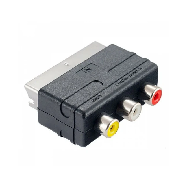 Переходник SCART - 3 RCA IN