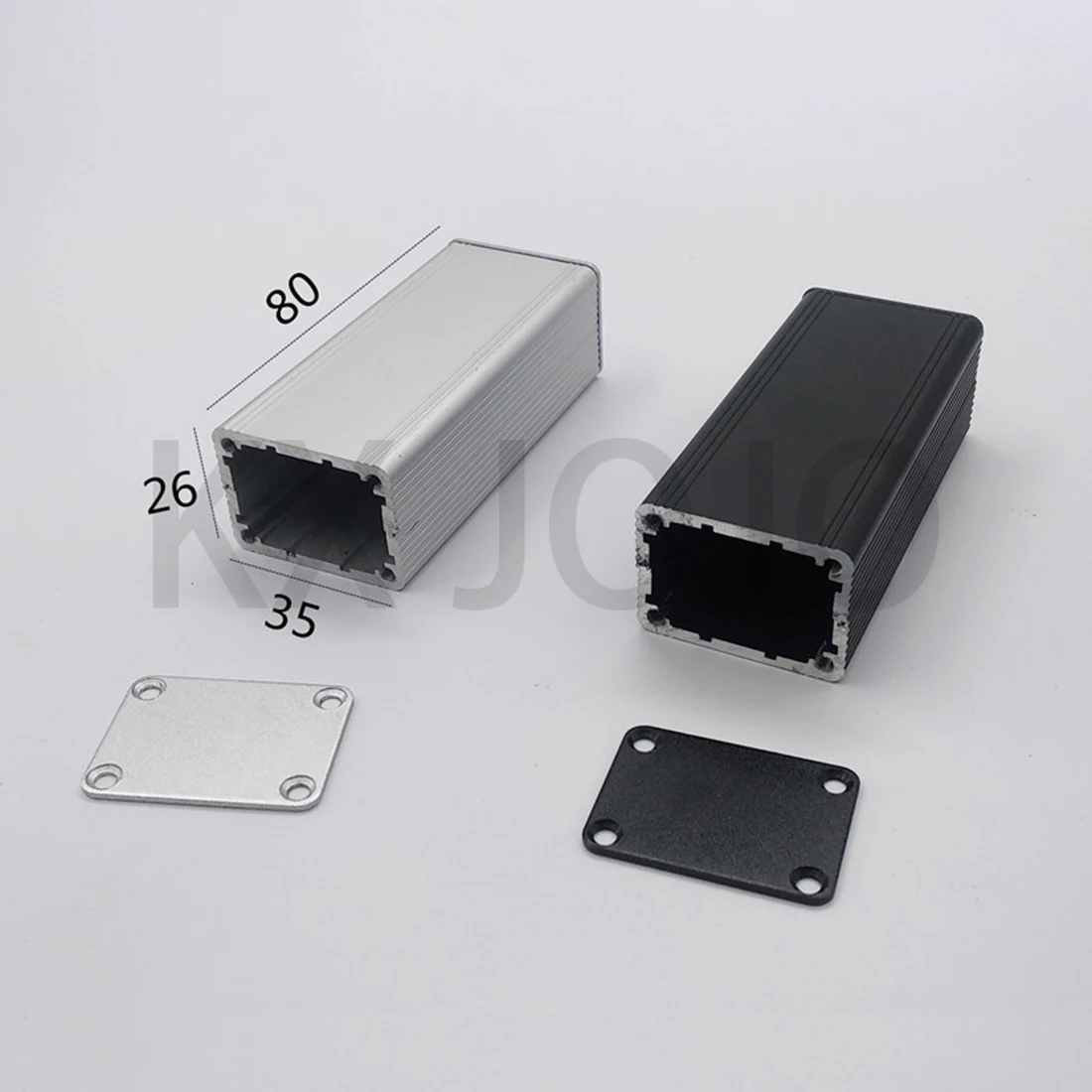 

Aluminum Enclosure 35*26*80mm Silver/Black Waterproof Box Split Type Cooling Case Electronic Box DIY Power Housing Instrument