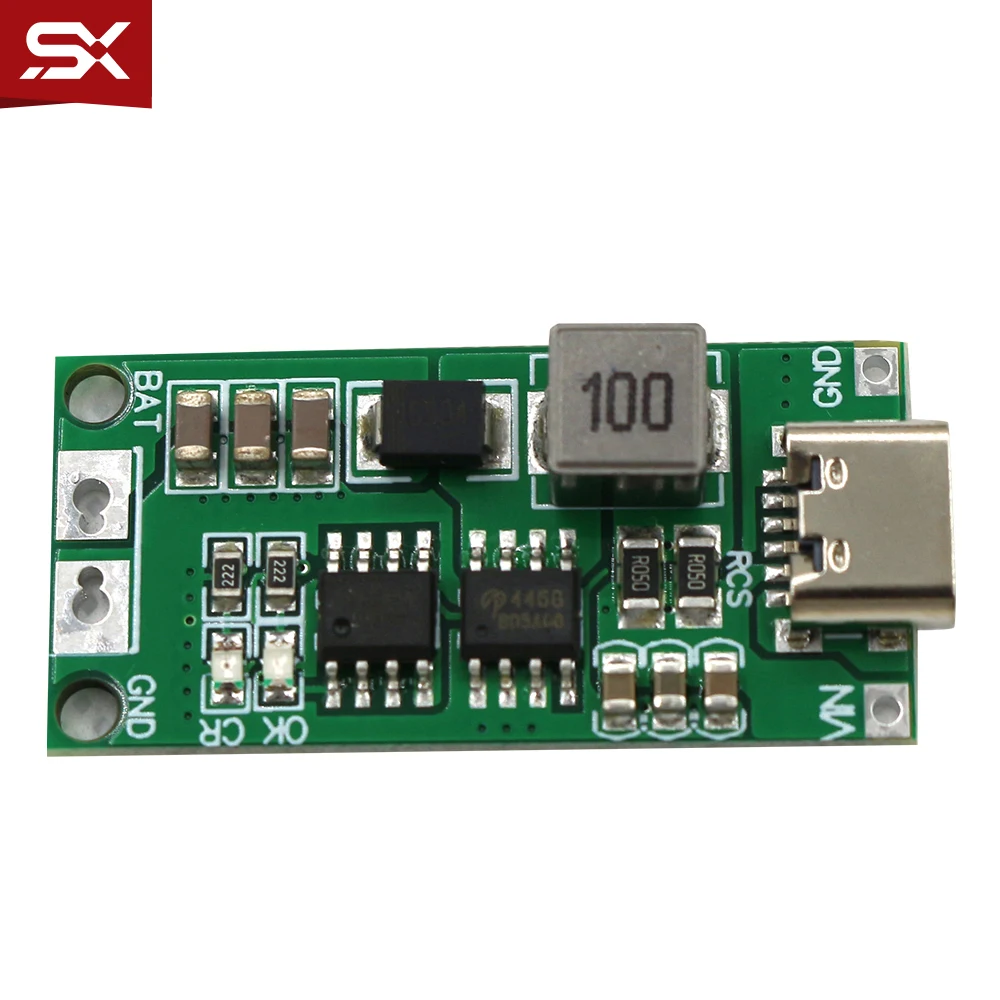 Повышающий преобразователь для литий-ионных аккумуляторов BMS 2S 3S 4S Type-C до 8 4 V 12 6 16