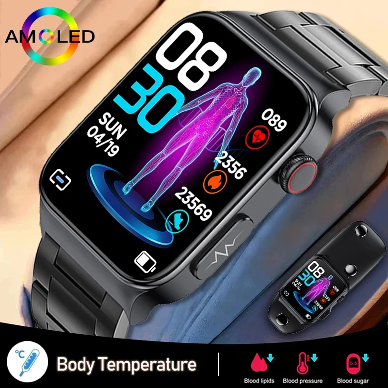 New ECG+PPG Smart Watch Men Laser Treatment Of Hypertension Hyperglycemia Heart rate sleep monitoring Healthy Sport Smartwatch