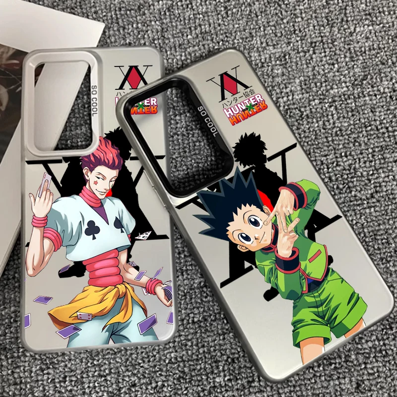 Мультяшный чехол Hunter X Для Redmi Note 13 12 12S 11 11S 11E 10 10T 10S 9C 9T Pro Plus Max зеркальный яркий