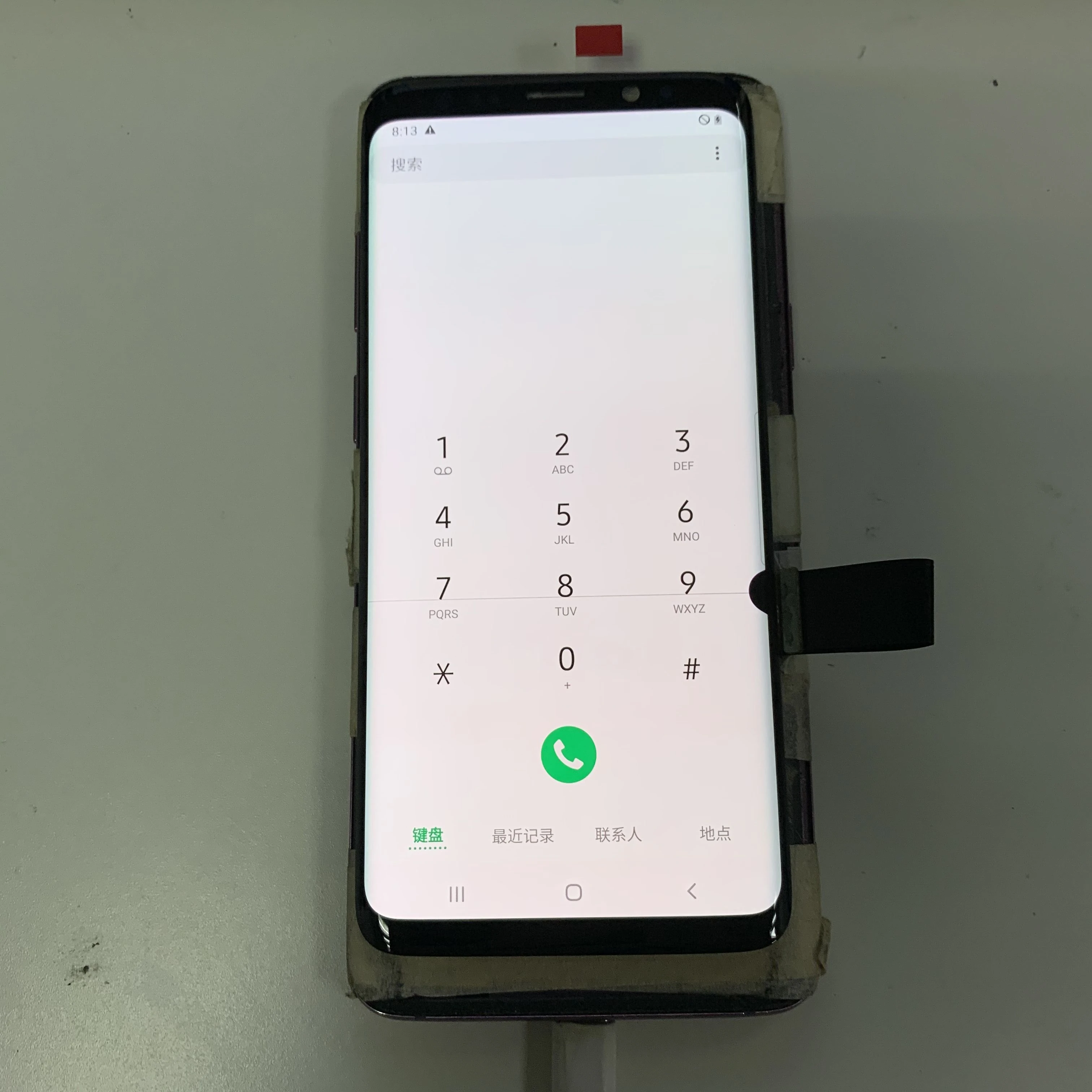 Оригинальный дефект Линия точки Ожог для Samsung Galaxy S9 ЖК-дисплей Сенсорный экран Дигитайзер G960F G960U G960W Без рамки.