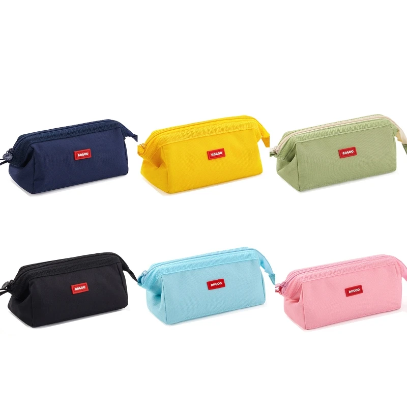 

B36C Портативная сумка для ручек, Холщовая Сумка для ручек с большой емкостью, чехол для ручек, косметичка, моющийся чехол для детей и взрослых