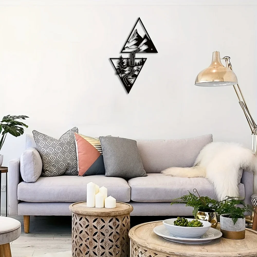 Металлические настенные декоративные украшения для дома