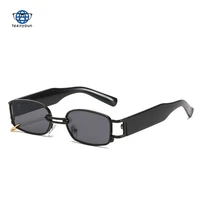 teenyoun new sunglasses uv400 female sunglasses fashion wear earrings square sun glasses