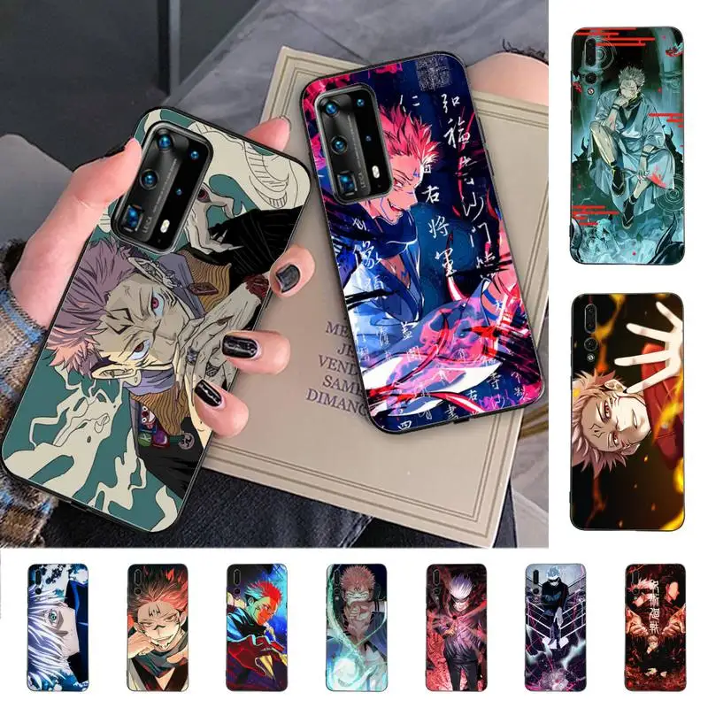 

Bandai Anime Jujutsu Kaisen Yuji Itadori Satoru Gojo Phone Case for Huawei P30 40 20 10 8 9 lite pro plus Psmart2019