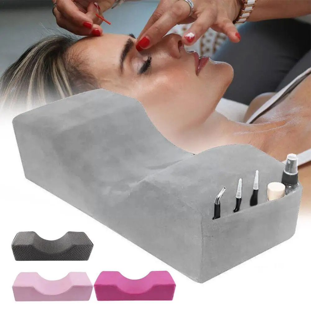 

Professional Lash Pillow Neck Support Eyelash Pillow Eyelash Pillow Makeup Memory Foam Grafting Salon Soft Eyelashes Extens G8G1
