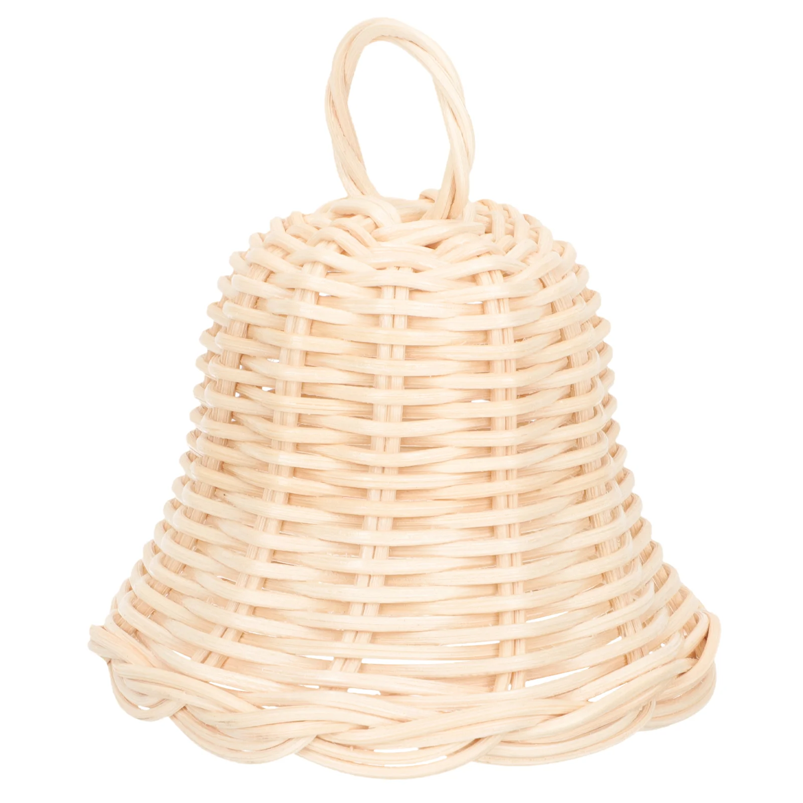 

Christmas Bell Tree Ornament Hanging Bells Rattan Ornaments Wickerjingle Rustic Decorationfarmhouse Holiday Decor Craft