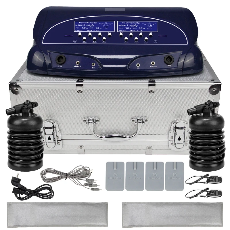 

Professional Foot detoxification Machine Dual LCD Ion Detox Ionic detox foot spa