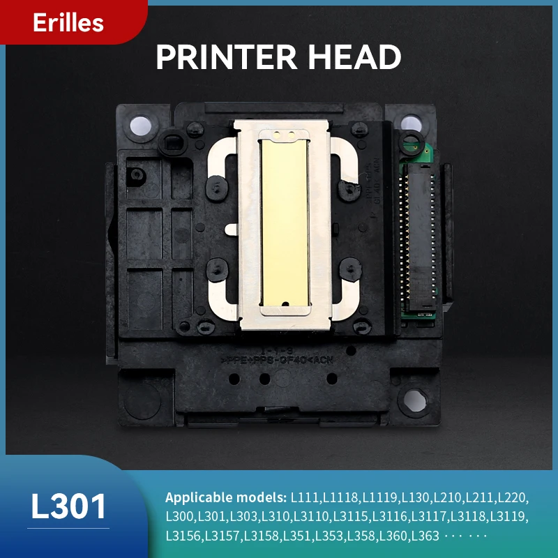 Печатающая головка L301 печатающая для принтера Epson L111 L1118 L1119 L130 L210 L211 L220 L300 L303 L310 L3110