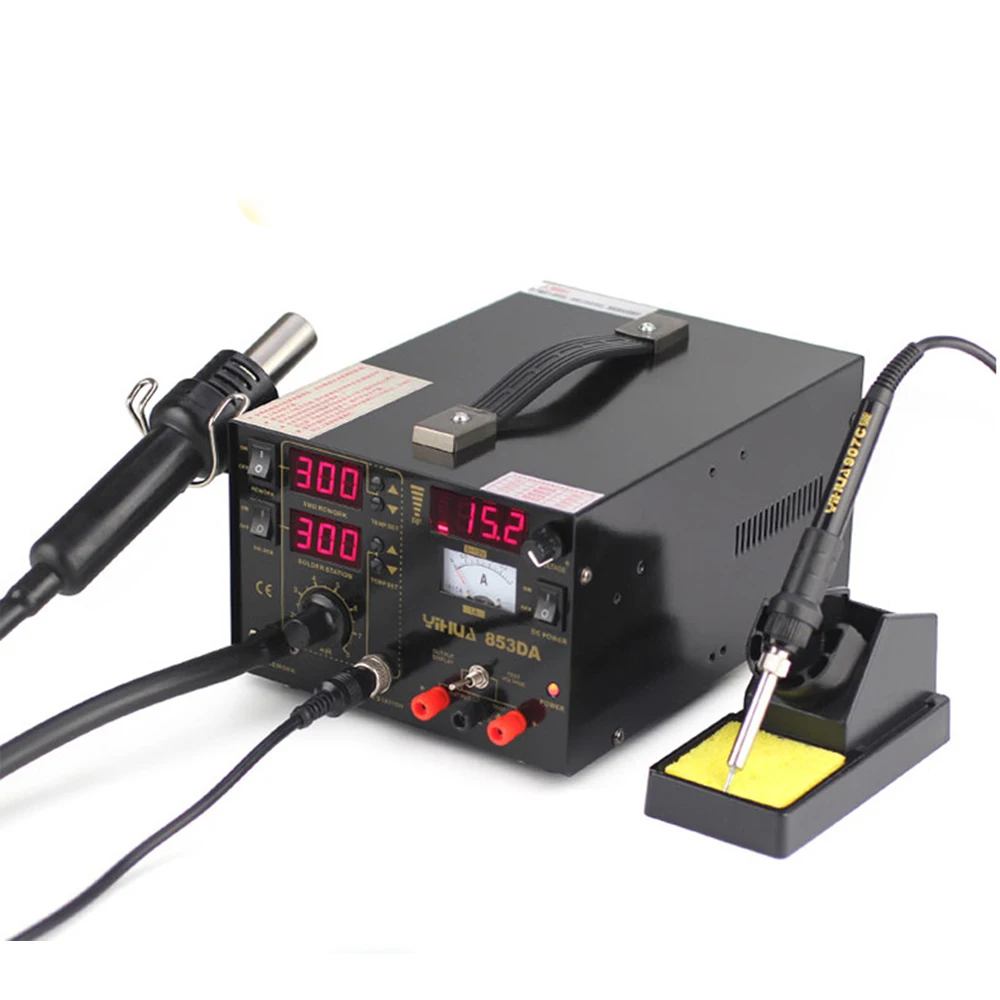 Электронные мобильные PhoneYIHUA 853DA переналадочная станция + DC Питание 3 в 1