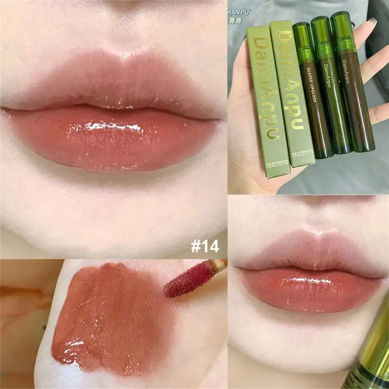 

Glasting Water Glossy Lip Gloss Moisturizing Lip Color Lasting Comfort Shimmer Lip Tint Lips Makeup Women Cosmetics TSLM1