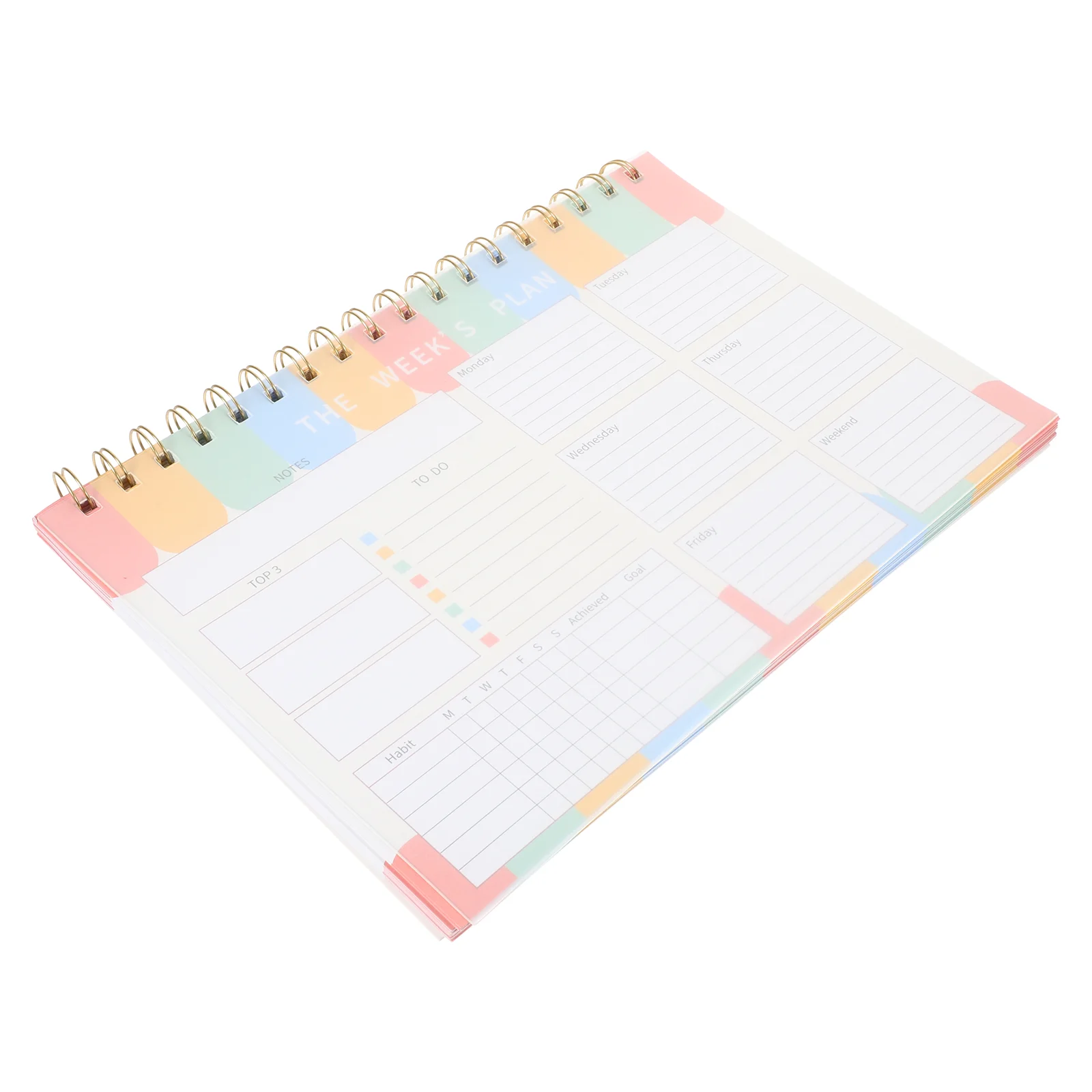 

Weekly Planner Do List Memo Pad Tear Notepad Office Table Pads Meal Planning Daily Horizontal Version Work Schedule