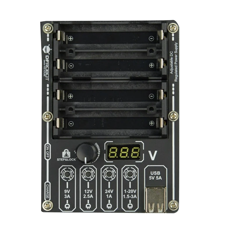 

Portable Multi-Channel Adjustable Power Module Rechargeable 18650 Battery Charger Module