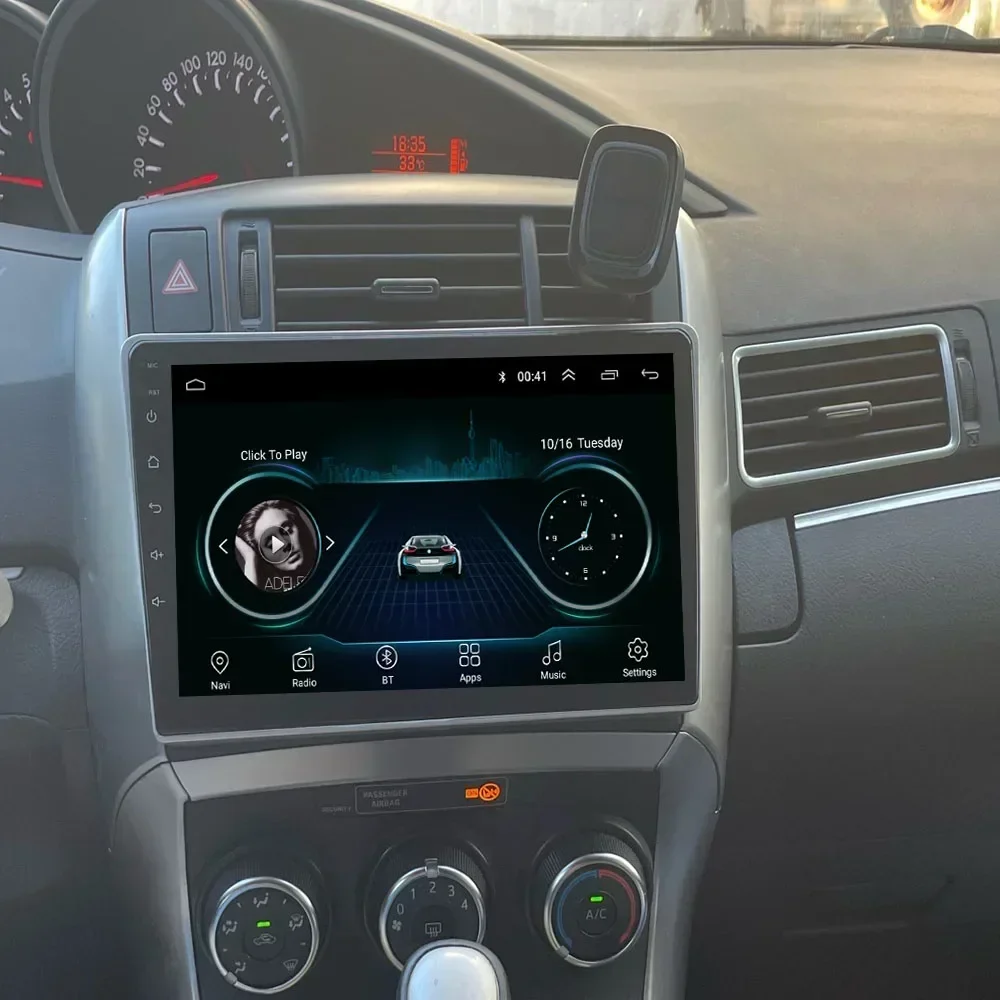 2 Din Android 13 Автомобильный стерео радио DVD GPS Мультимедийный видеоплеер 5G Wi-Fi камера