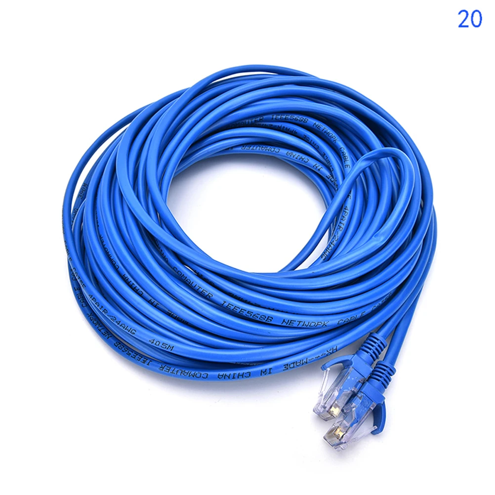 Ethernet Cable RJ45 Cat6 Lan Cable RJ 45 UTP Network Cable for Cat6 Compatible Patch Cord 50m20m for Modem Router Cable Ethernet