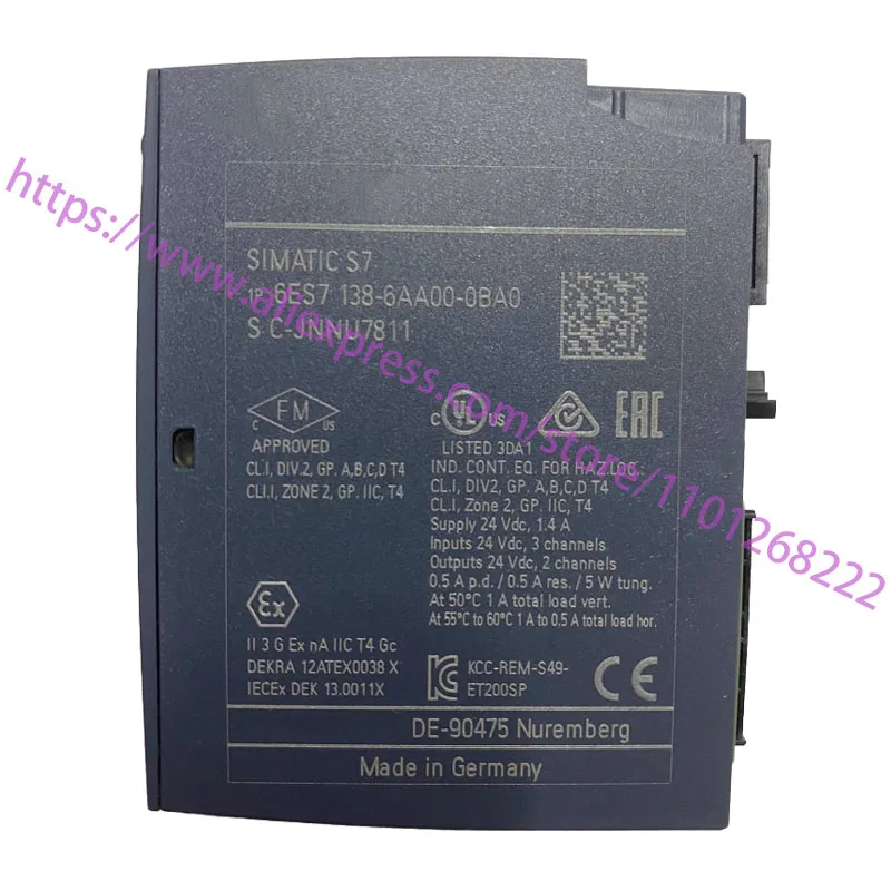 

6ES7138-6AA00-0BA0 новый оригинальный, агентские инспекции