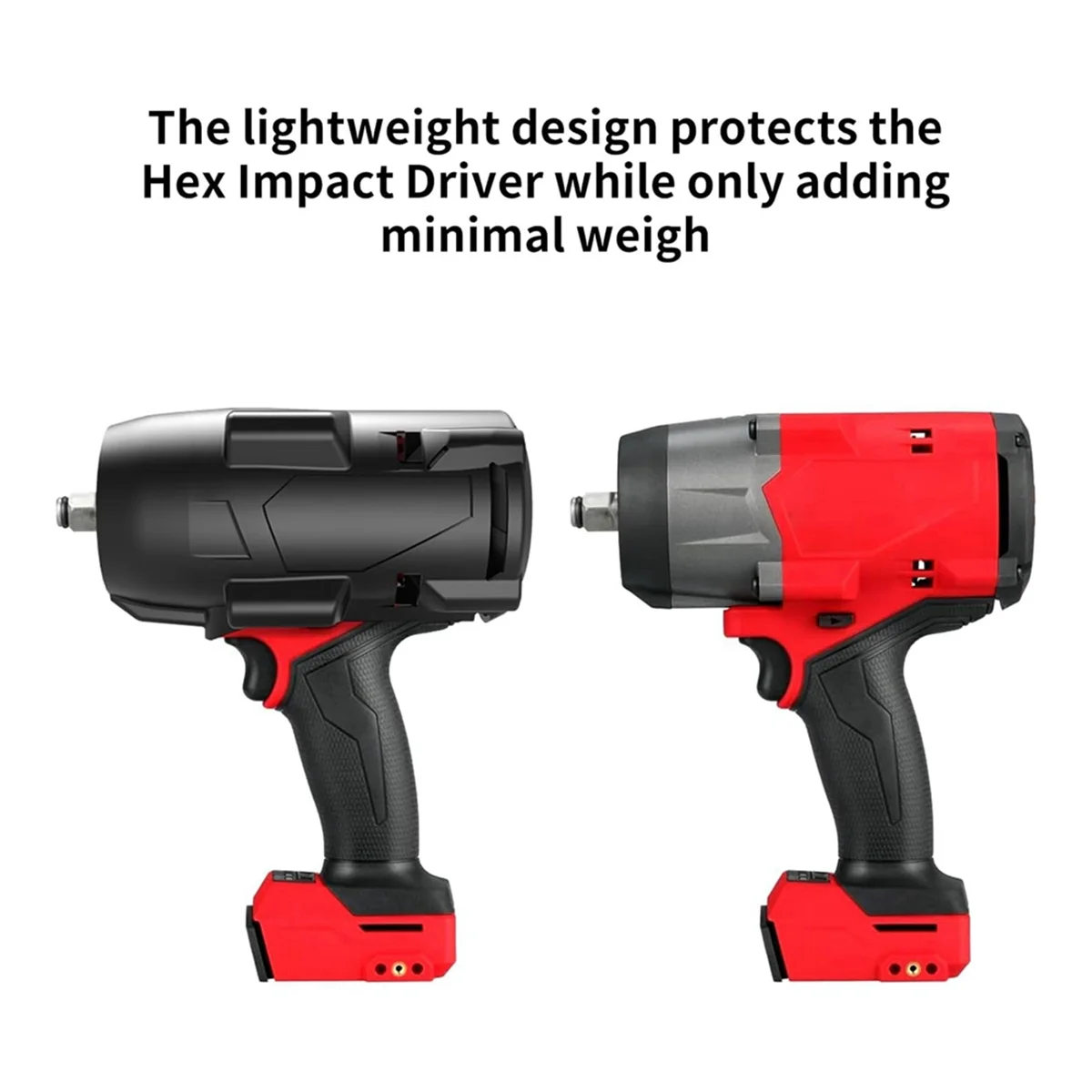 

Y02A2pcs 49-16-2967 Защитный чехол для топлива M18, 1/2-дюймовый динамометрический ударный ключ 2967-20 Защитный чехол для Milwaukee M18