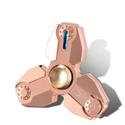 Зажигалка с USB-зарядкой зажигалка для сигар без газа игрушка пальцев гироскоп три