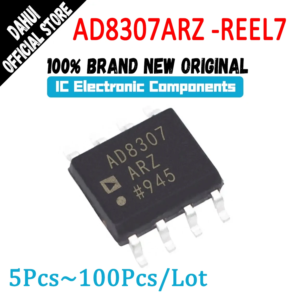 AD8307ARZ-REEL7 AD8307ARZ AD8307A AD8307 8307ARZ 8307A IC Chip SOP-8