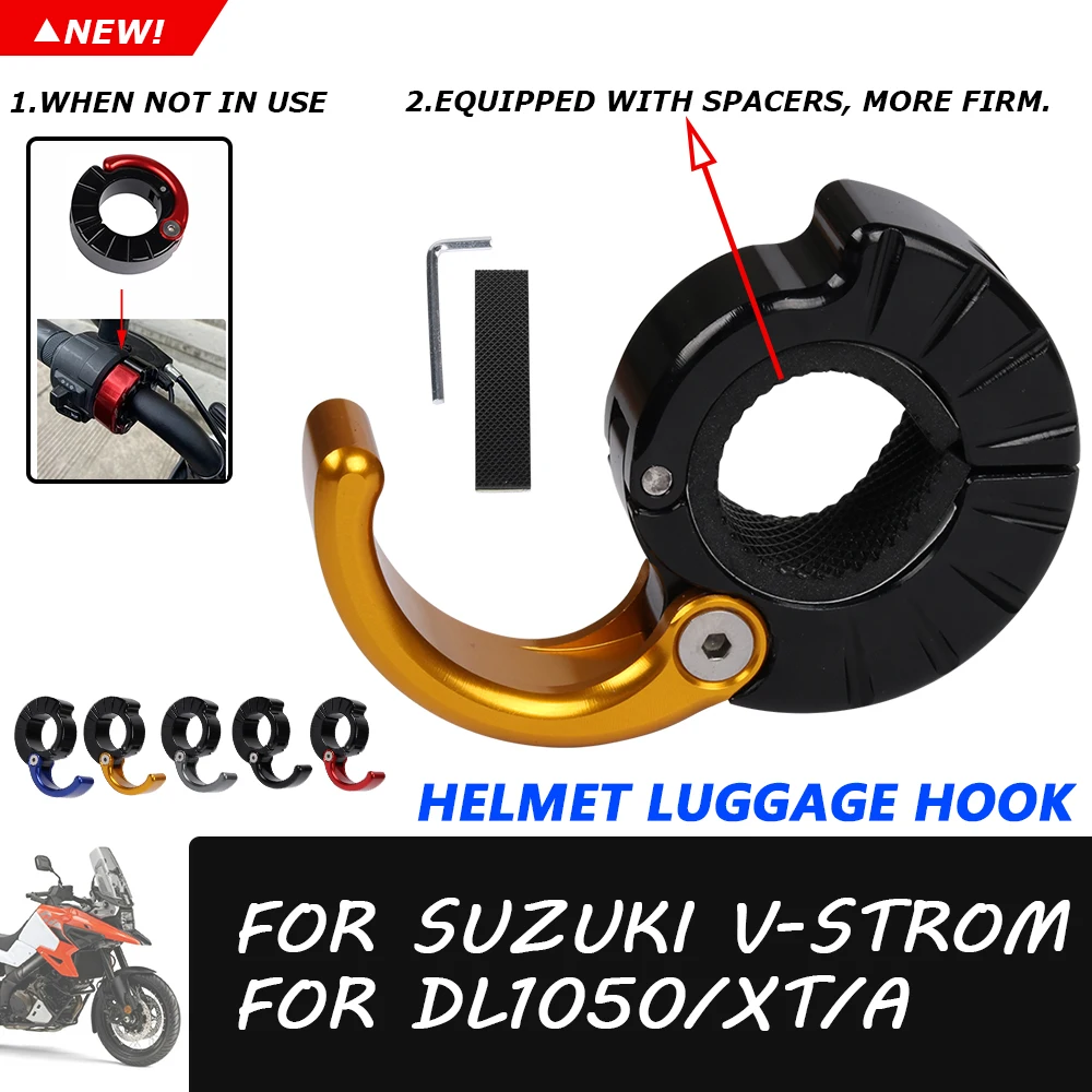 

Motorcycle Accessories Luggage Helmet Hook Mount Holder Bag Hanger Claw For Suzuki Vstrom 1050XT V-Strom DL 1050 XT A DL1050 XT