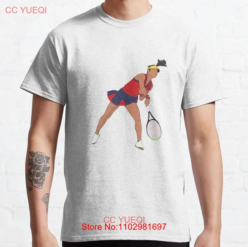 Футболка для тенниса с Эммой радуну американская размер S-5Xl