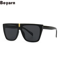 boyarn eyewear new square flat top sunglasses womens street photography fashion sunglasses mens