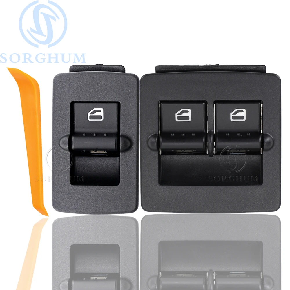 

СЕГУМ 1С 0959527 1С 0959855 Левая и правая кнопка включения стеклоподъемника для VW Volkswagen Beetle 1998, 1999, 2000, 2001, 2010, 1C 0959851