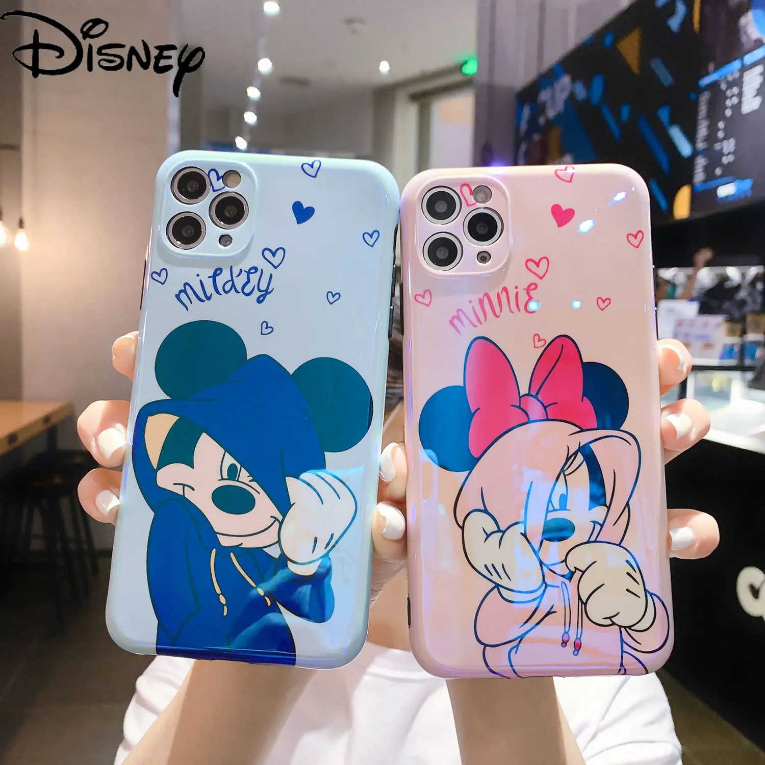

Disney Mickey Case for Iphone 11 12 13 Pro Max 11pro 11promax 12pro 12promax 13pro 13promxa XS MAX 7 8Plus Cartoon Blu Ray Cover