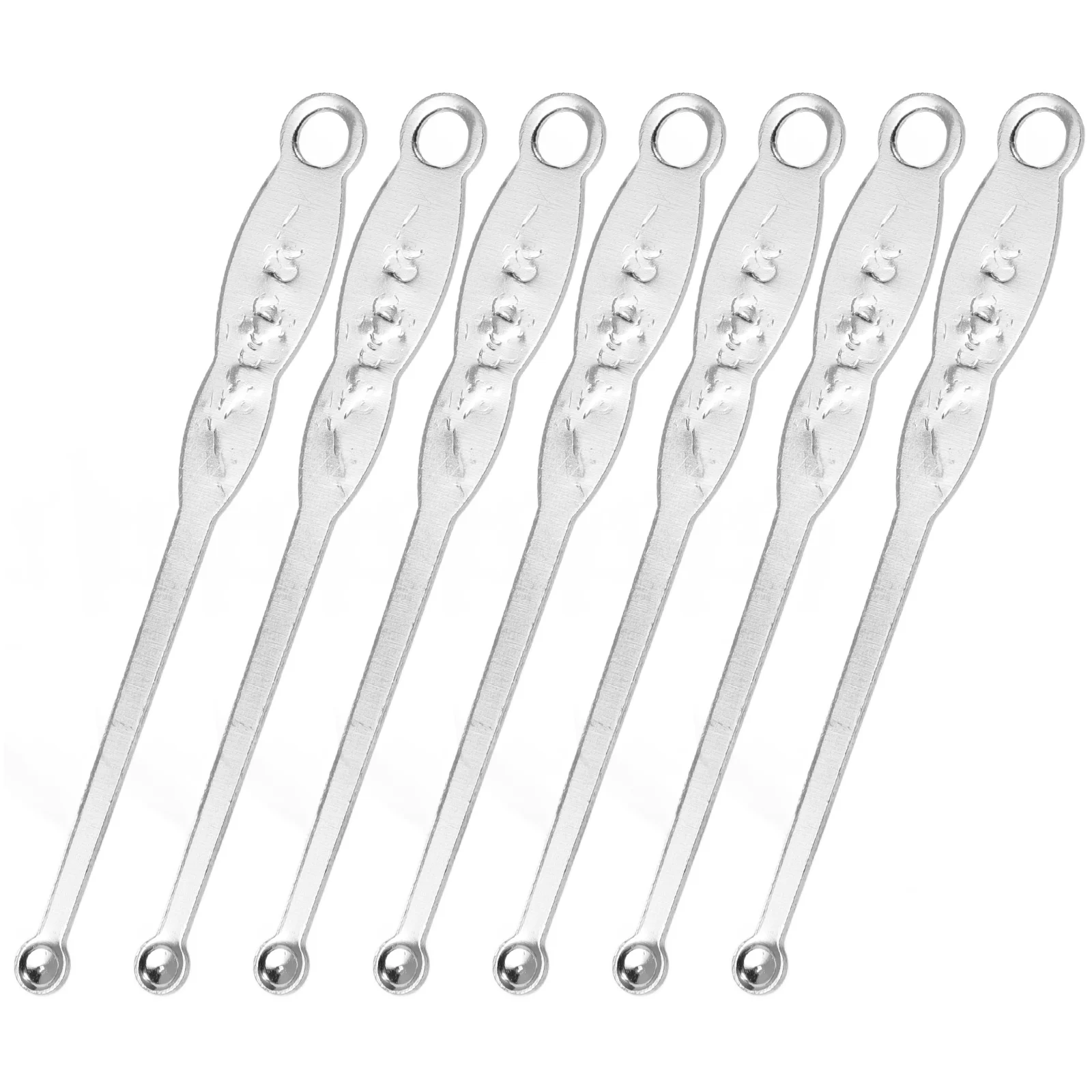 100 шт. портативная ухочистка из нержавеющей стали