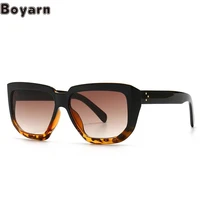 boyarn eyewear narrow rivet decorated sunglasses fashion street photography modern retro charm sunglasses