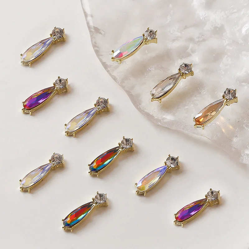 

100pcs Mix Color Rode-Like Nail Korean Crystal Charm Shiny Rhinestone Glitter Ornament For Nail DIY Decoration Accessories 5mm