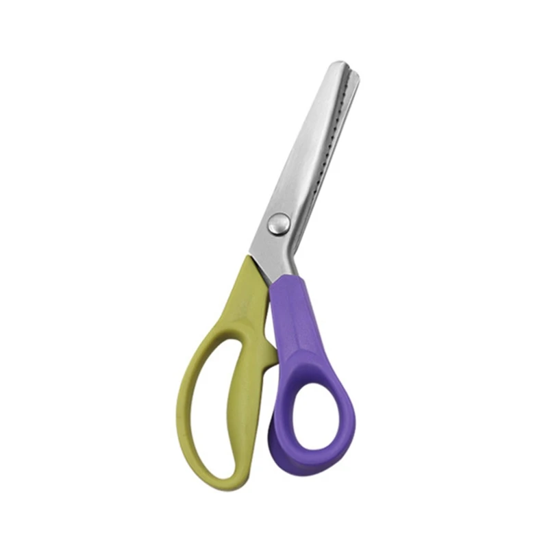 

Швейные ножницы Pinking, ножницы из нержавеющей стали, треугольные ножницы для обжима ткани, ножницы для рукоделия