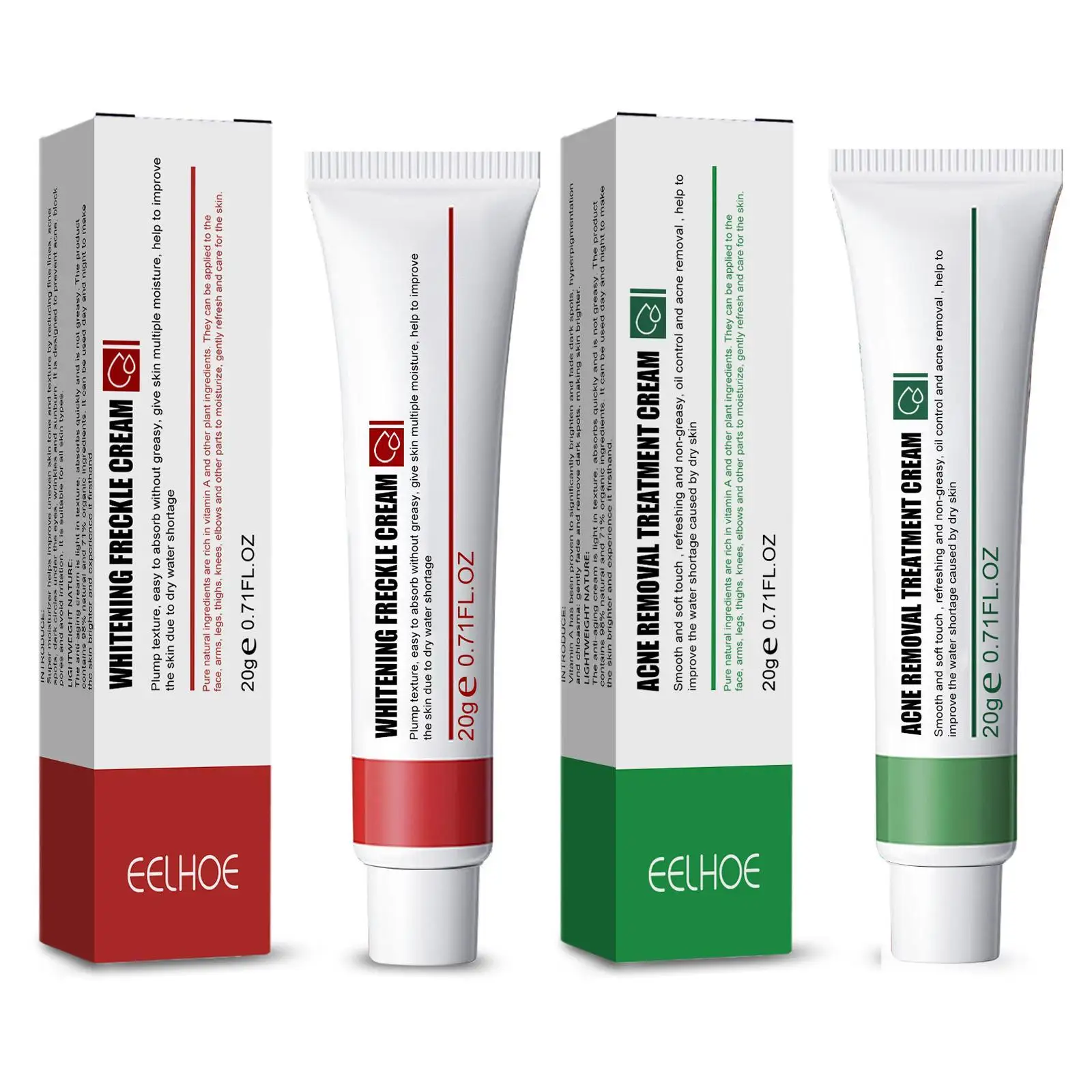 

20g Whitening Freckle Cream Remove Dark Spots Melasma Fade Pigmentation Acne Treatment Cream Brighten Skin Anti-aging Skin Care