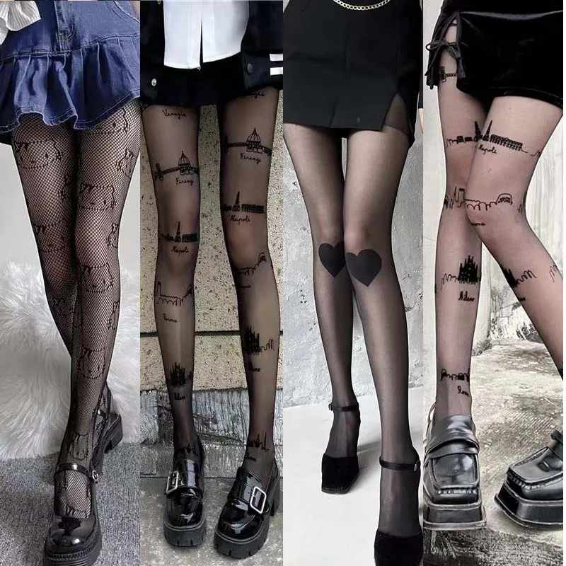 

10 Styles High-quality Velvet Thin Women Silk Sock Good Elasticity Anti Hook Body Stockings Fashion Pantyhose Sexy Net Socks