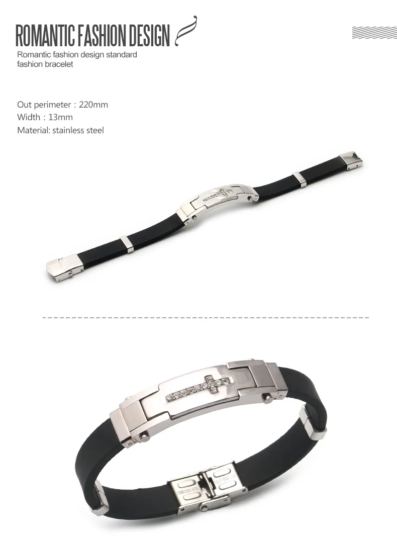 Корейские Модные Серебряные Браслеты Для Мужчин Подвеска В Виде Креста Из