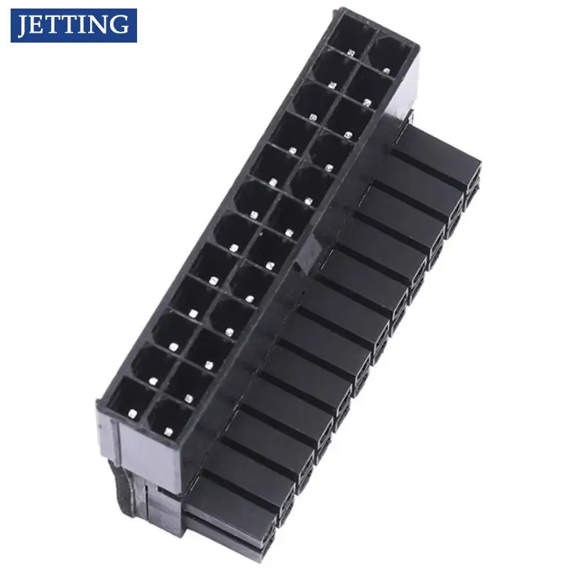 Блок питания для компьютера, разъем с 24P на 90 градусов, адаптер питания с разъемом ATX 24pin типа мама-24pin типа папа