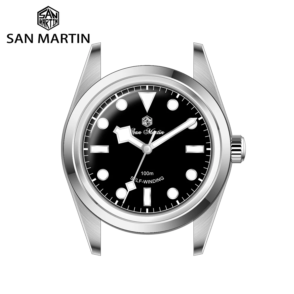 San Martin Custom Watch Logo Customize Dial Service Wedding  Anniversary Word Art Gift Etc Service Fee OEM ODM OBM Watch