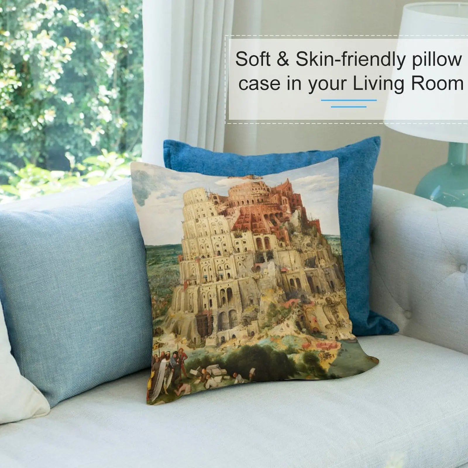 Pieter Bruegel Tower of Babel роскошная наволочка рождественские наволочки прямоугольный