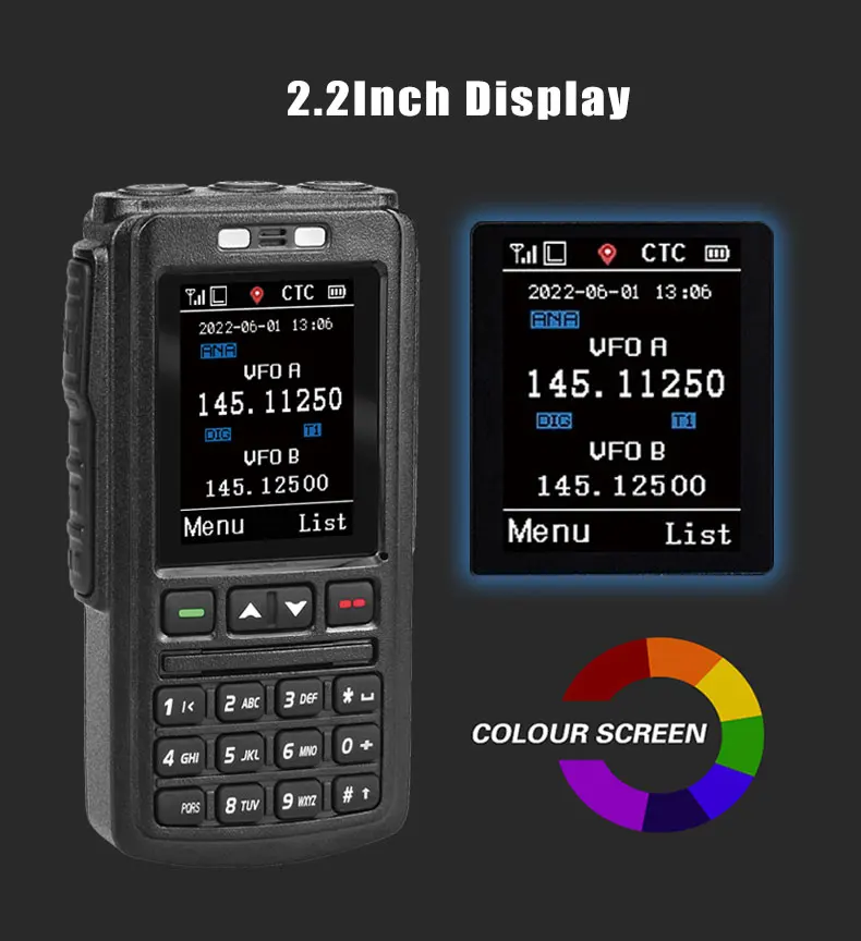 Anysecu Wireless Microphone BT-01 for ANYTONE AT-D578UV PRO AT-D578UVIII PRO AT-D578UV PLUS AT-D578UVIII PLUS DMR Digital Radio