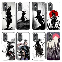samurai japan phone case for huawei p30 p40 p50 pro mate 40 40pro honor 50 50pro 50se non slip frame case