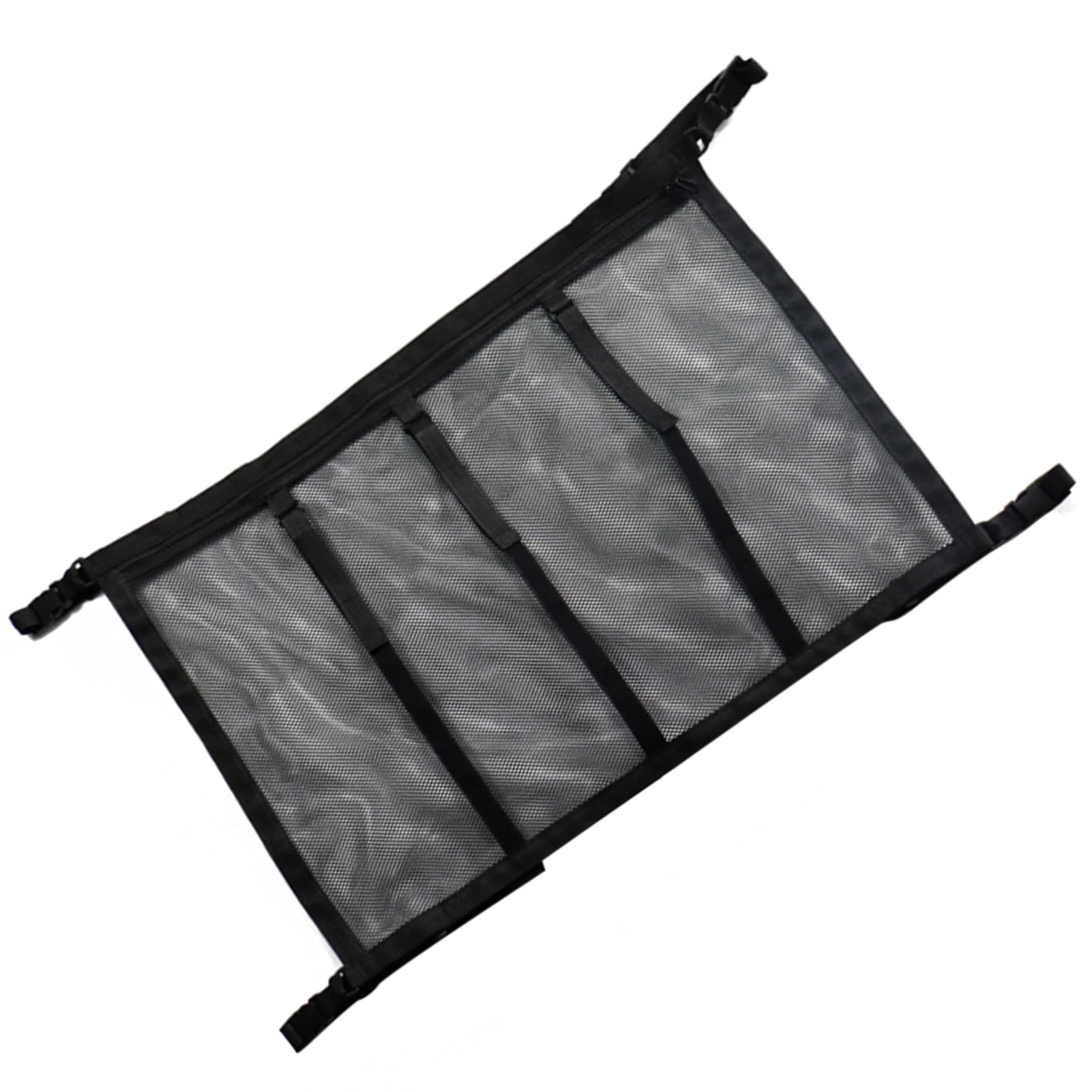

Car Roof Storage Organizer Double-Layer Adjustable Mesh Car Ceiling Cargo Net Pocket Car Camping Storage Bag Car Accessories