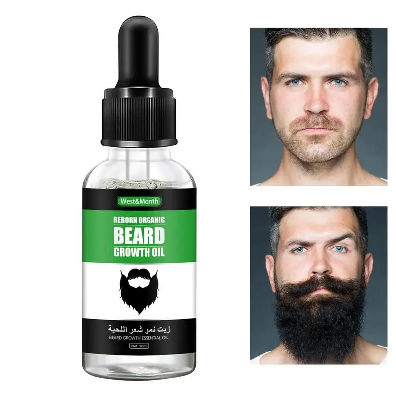 

Men's Beard Growth Essential Oil Fast Thickening Nourishing Serum Enhancer Maintenance Hair Loss For Men Christmas Gift