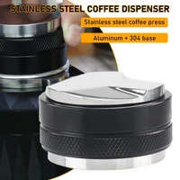 515358mm coffee distributor tamper dual head coffee leveler fits adjustable depth professional espresso hand tampers