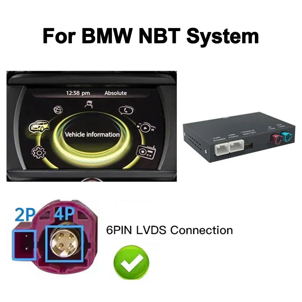 

Для BMW NBT CIC 1 2 3 4 5 7 серии F22 F10 F01 F02 X3 X4 F26 MINI X6 F56 F15 F16 F85 Поддержка Android Auto Mirror Link Мультимедиа