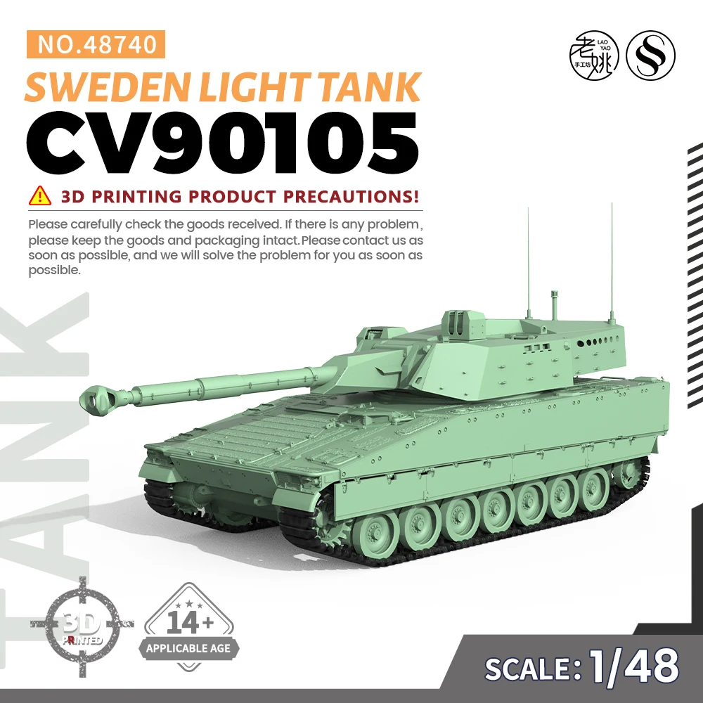 

Pre-sale 7! SSMODEL 48740 V1.7 Military Model Kit Sweden CV90105 Infantry Fighting Vehicle