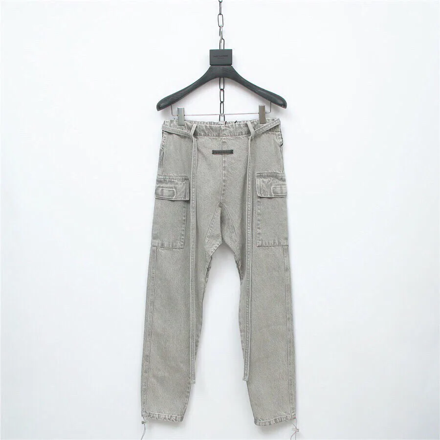

Sixth Collection Men's Denim Pants Men Women Justin Bieber Hole Skinny Side Zipper Bike Jeans Men