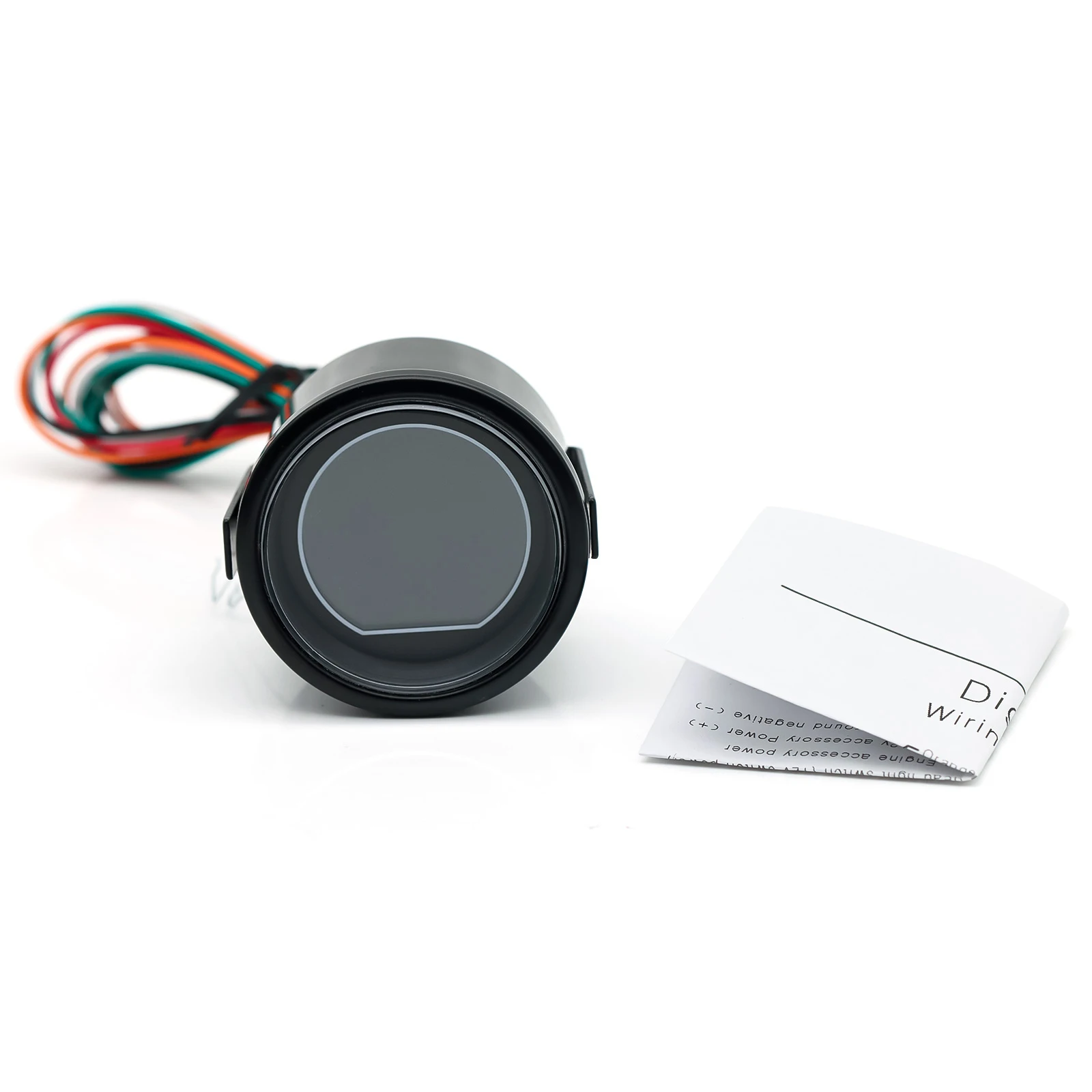 

52 мм тахометр с двойным светодиодным цифровым дисплеем, универсальный тахометр 0-10000 об/мин для гоночного автомобиля 12 В, грузовика, Moto 4 6 8 цилиндров