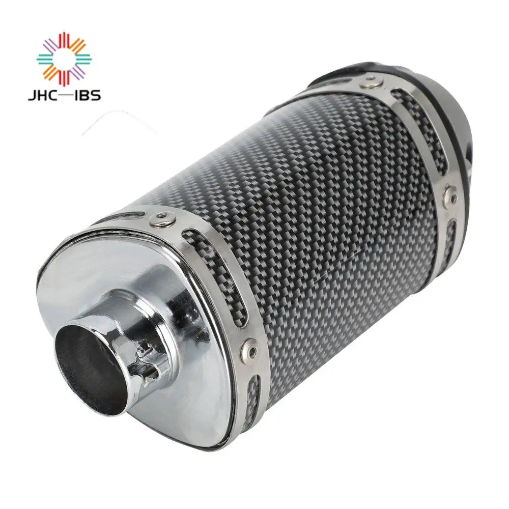 Аксессуары для мотоциклов глушитель из углеродного волокна труба нержавеющей